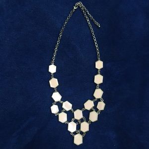 Forever 21 Hexagon Statement Necklace